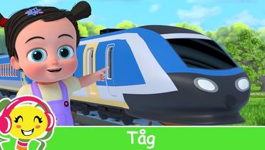 Kereta api untuk anak-anak | Lagu anak-anak dalam bahasa Swedia