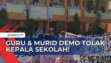 Demo hingga Bakar Ban, Guru & Murid Unjuk Rasa Menolak Kepala Sekolah SMK Negeri 1 Kota Ternate!