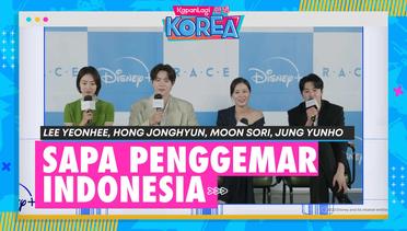 Lee Yeonhee, Hong Jonghyun, Moon Sori, dan Jung Yunho Sapa Penggemar Indonesia Lewat Drama Korea RACE