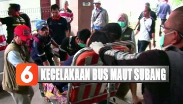 Korban Luka Kecelakaan Bus Maut di Subang Dipindahkan ke RS di Depok