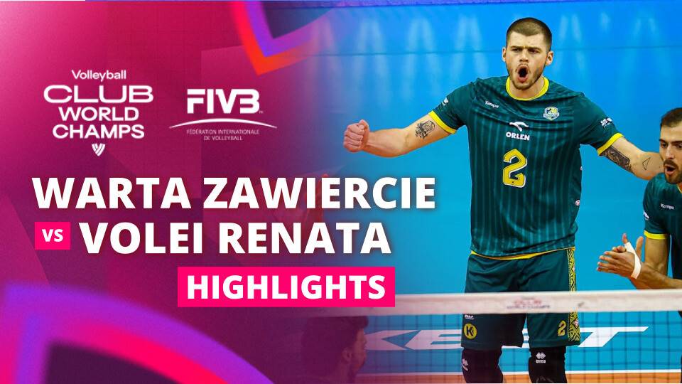 Aluron CMC Warta Zawiercie vs Vôlei Renata