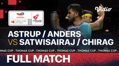 Full Match | Denmark vs India | Kim Astrup/Anders Skaarup Rasmussen vs Satwiksairaj Rankireddy/Chirag Shetty | Thomas & Uber Cup 2020