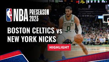 Boston Celtics vs New York Knicks - Highlights | NBA Preseason 2023/24
