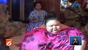 Titi Wati, Wanita Obesitas Asal Palangka Raya Segera Dibawa ke Rumah Sakit - Liputan 6 Siang