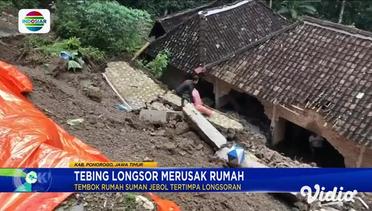 Tebing Longsor Merusak Rumah di Kabupaten Ponorogo