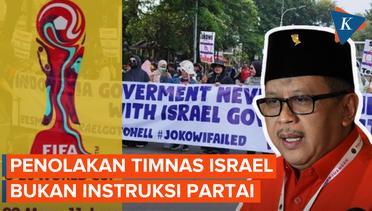 Hasto Tepis Kabar Instruksi Megawati untuk Tolak Israel