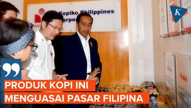 Momen Jokowi Tinjau Produsen Produk Kopi di Filipina