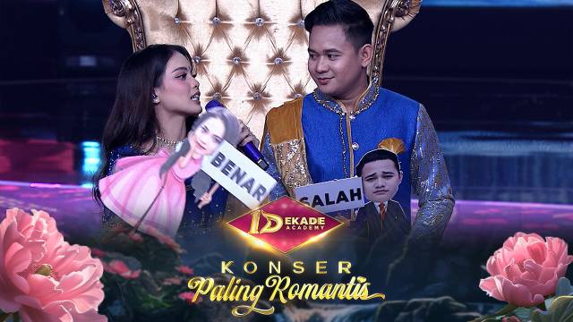 Lucunya Challenge Benar Atau Salah Barengan Azis & Putri Isnari | Dekade Konser Paling Romantis