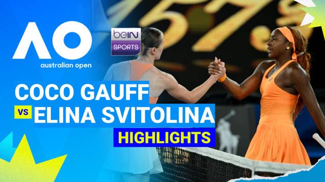 Coco Gauff (USA) vs Elina Svitolina (UKR) - Highlight | Australian Open 2026