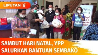 YPP Salurkan Bantuan Ratusan Paket Sembako untuk Jemaat HKBP Volker | Liputan 6
