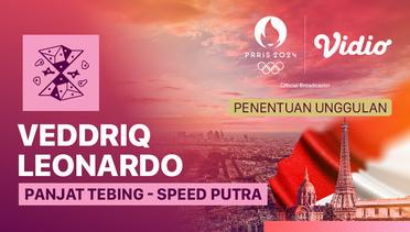 Veddriq Leonardo - Penentuan Unggulan Speed Putra - Panjat Tebing - Full Match | Olympic Games Paris 2024