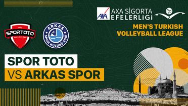 Full Match | Spor Toto vs Arkas Spor | Turkish Men's Volleyball League 2022/2023