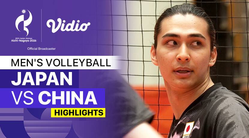 Japan vs China - Men's Volleyball Semi Final (1st-4th) | 20th Asian Games Aichi-Nagoya 2026 | 20th Asian Games Aichi-Nagoya 2026