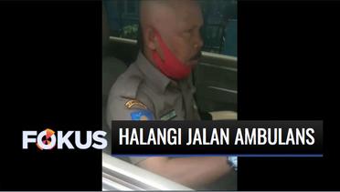 Viral Video Jalan Ambulans Pembawa Pasien Dihalangi Kendaraan Pribadi