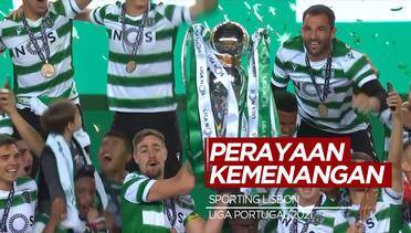 Melihat Perayaan Kemenangan Sporting Lisbon Usai Puasa Gelar dari Liga Portugal Selama 19 Tahun