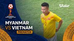 Jelang Kick Off Pertandingan - Myanmar vs Vietnam