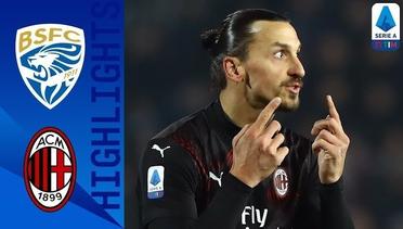 Match Highlight | Brescia 0 vs 1 Milan | Serie A 2020