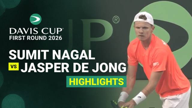 Sumit Nagal (IND) vs Jasper De Jong (NED) - Highlight | Davis Cup 2026