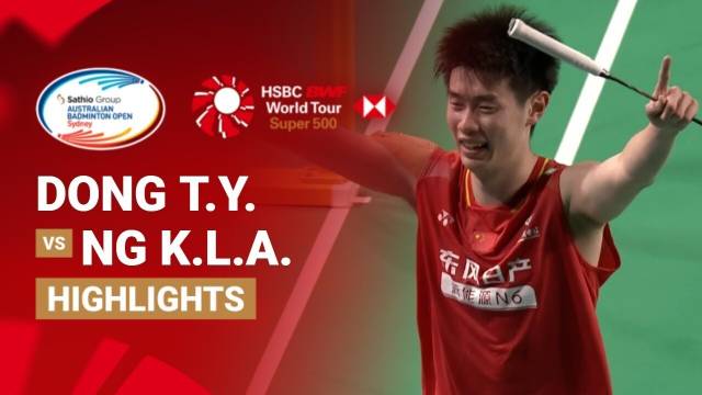 Dong Tian Yao (CHN) vs Ng Ka Long Angus (HKG) - Highlight | SATHIO GROUP Australian Badminton Open 2026