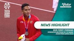 Nur Ferry Pradana Mendapatkan Perak ke-2 di Asian Para Games 2018