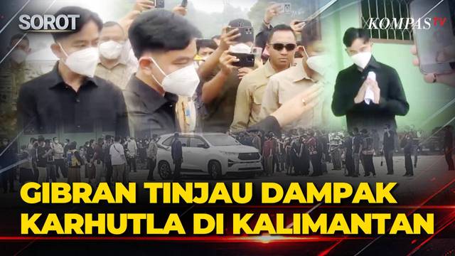 Dikepung Kabut Asap! Wapres Gibran Tinjau Kondisi Palangka Raya Kalbar