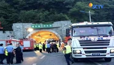 Sebuah Bus Hantam Dinding Bukit di Cina – Liputan6 Petang