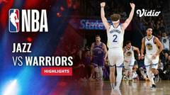 Utah Jazz vs Golden State Warriors - Highlights | NBA Regular Season 2023/24