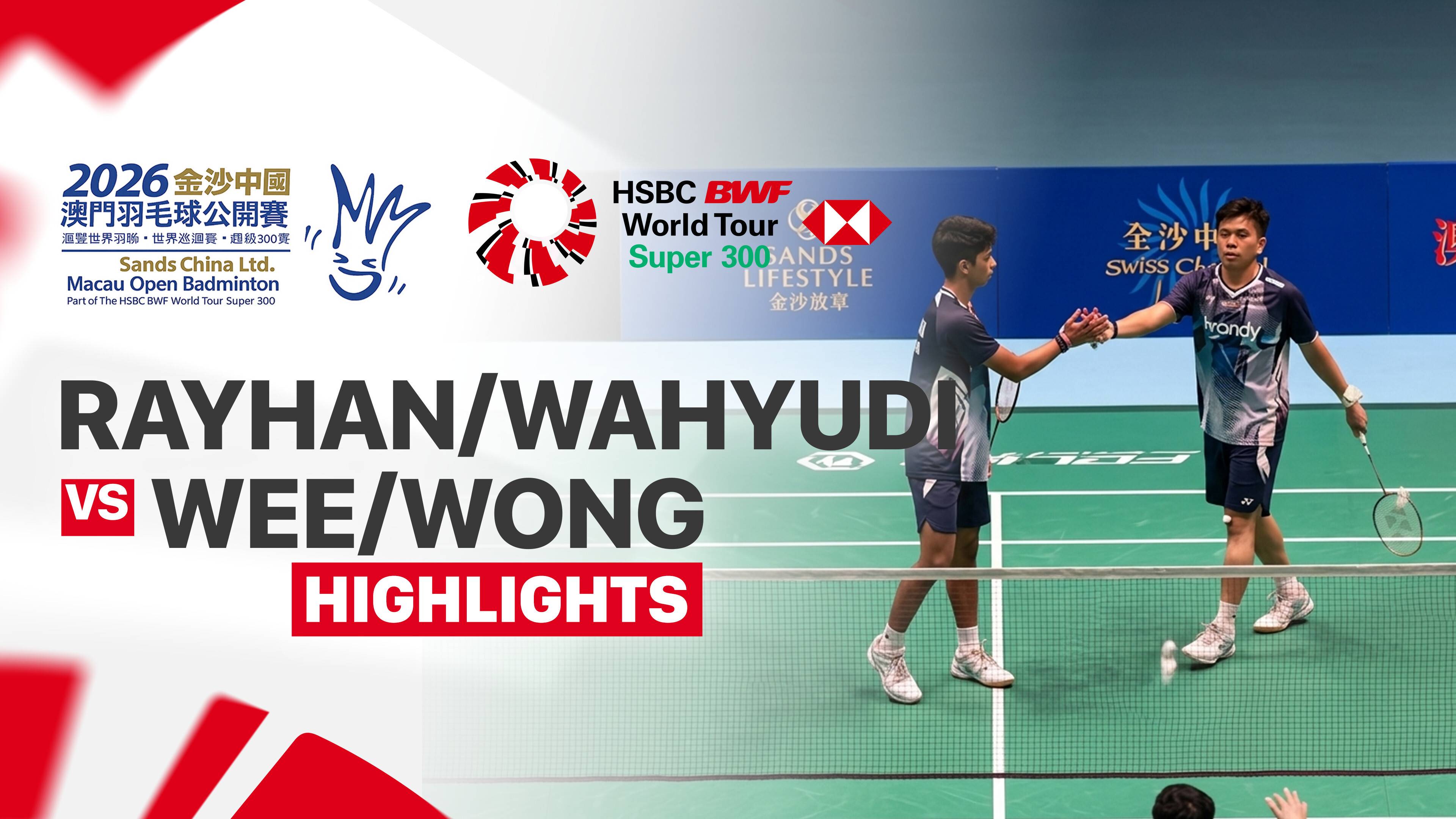 Ali Faathir Rayhan/Devin Artha Wahyudi (INA) vs Donovan Willard Wee/Jia Hao Howin Wong (SGP) - Men's Doubles Quarter-Finals | SANDS CHINA LTD. Macau Open 2026