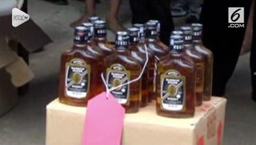 7 Karyawan Pabrik Minuman Oplosan Ditangkap