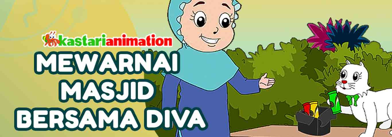 Kastari Animation - Mewarnai Masjid Bersama Diva