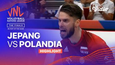 Match Highlights | Semifinal: Jepang vs Polandia | Men's Volleyball Nations League 2023