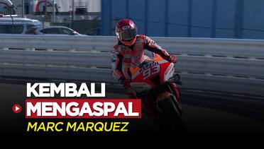 Kembali Mengaspal! Marc Marquez Jalani Uji Coba Sirkuit MotoGP Misano