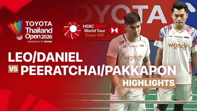 Leo Rolly Carnando/Daniel Marthin (INA) vs Peeratchai Sukphun/Pakkapon Teeraratsakul (THA) - Highlight | Toyota Thailand Open 2026