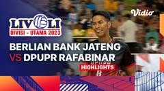 Playoff Putra: Berlian Bank Jateng vs DPUPR Rafabinar Semen Grobogan - Highlights | Livoli Divisi Utama 2023
