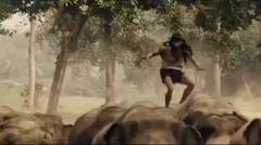 Tony Jaa Runs on Elephants