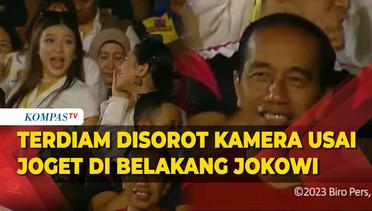 Asyik Joget Pargoy di Belakang Jokowi, Tiara Andini Langsung Terdiam saat Disorot Kamera