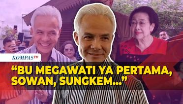 Ganjar Sebut Bakal Sungkem ke Megawati Usai Lebaran di Sleman