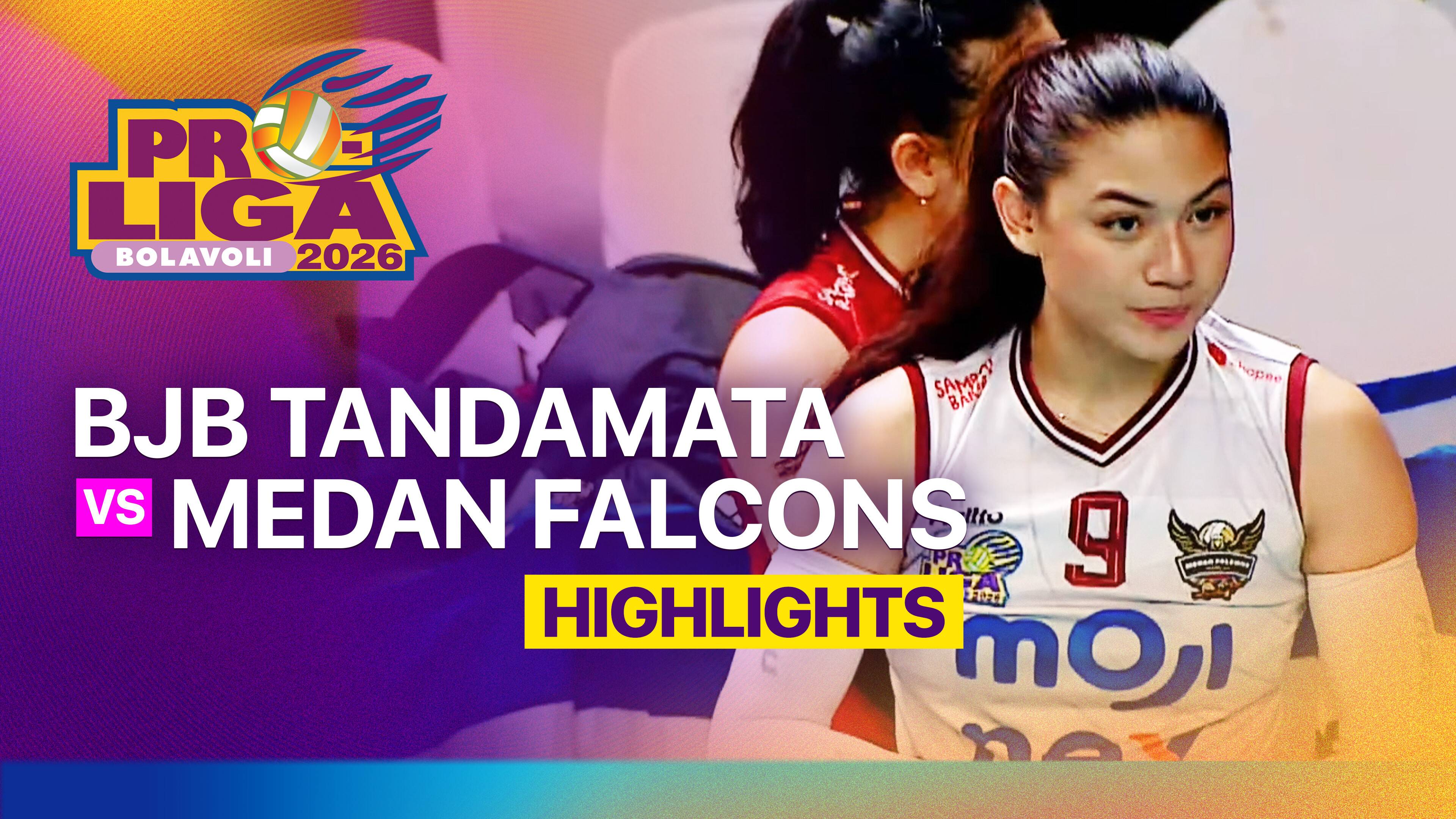 Bandung BJB Tandamata vs Falcons Volleyball Club Putri