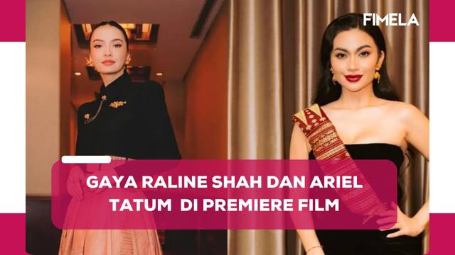 Adu Gaya Menawan Raline Shah dan Ariel Tatum Pakai Ulos di Premiere Film, Mana Favorit mu?