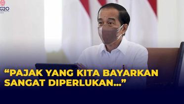 Presiden Jokowi Ajak Masyarakat Lapor SPT Segera, Tidak Repot dan Mudah