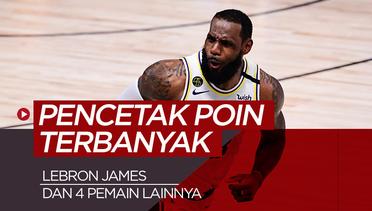 5 Pencetak Poin Terbanyak di Playoff NBA Musim Ini, LeBron James Nomor 2