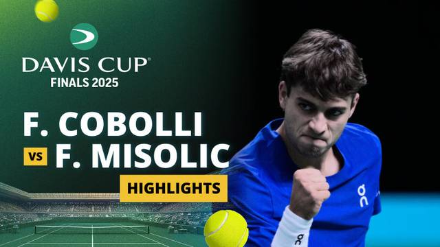 Flavio Cobolli (ITA) vs Filip Misolic (AUT) - Highlight | Davis Cup Final 8 2025