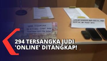 Padang hingga Surabaya, 294 Tersangka Judi 'Online' Berhasil Ditangkap!