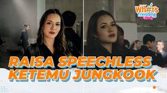 Momen Raisa Speechless Ketemu Jungkook BTS di Jepang