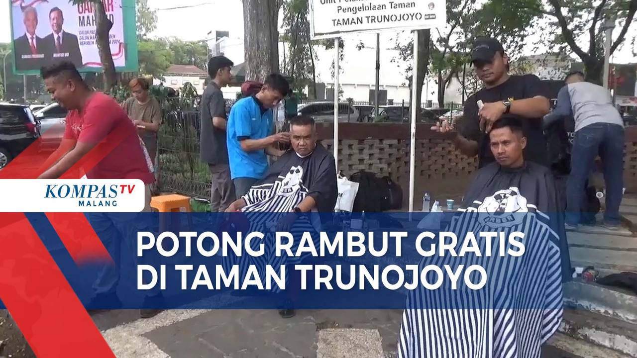 Tempat Kursus Gelar Potong Rambut Gratis di Taman Trunojoyo Malang