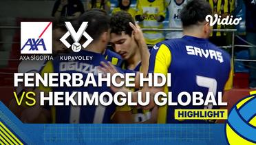 Highlights | Fenerbahce HDI Si̇gorta vs Heki̇moglu Global Connect | Men's Turkish Volleyball Cup 2022/23