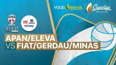 Full Match | Apan/Eleva vs Fiat/Gerdau/Minas |  Brazilian Men's Volleyball League 2021/2022