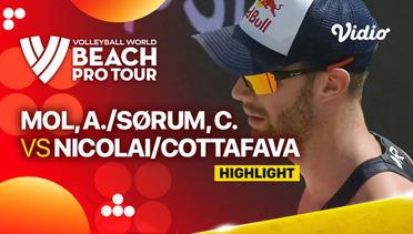 Highlights |  Mol, A./Sorum, C. (NOR) vs Perusic/Schweiner (CZE) | Beach Pro Tour Elite 16 Doha, Qatar 2023