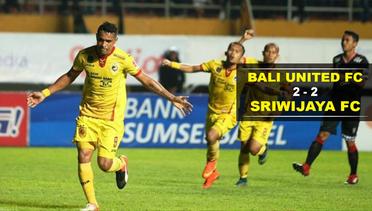 Bali United FC Bermain Imbang 2-2 Melawan Sriwijaya FC