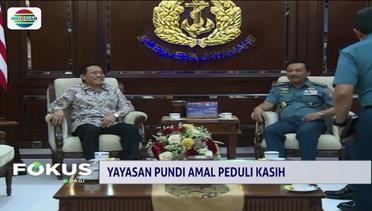 TNI AL Harap Bisa Terus Jalin Kerja Sama dengan YPAPK Indosiar-SCTV - Fokus Pagi